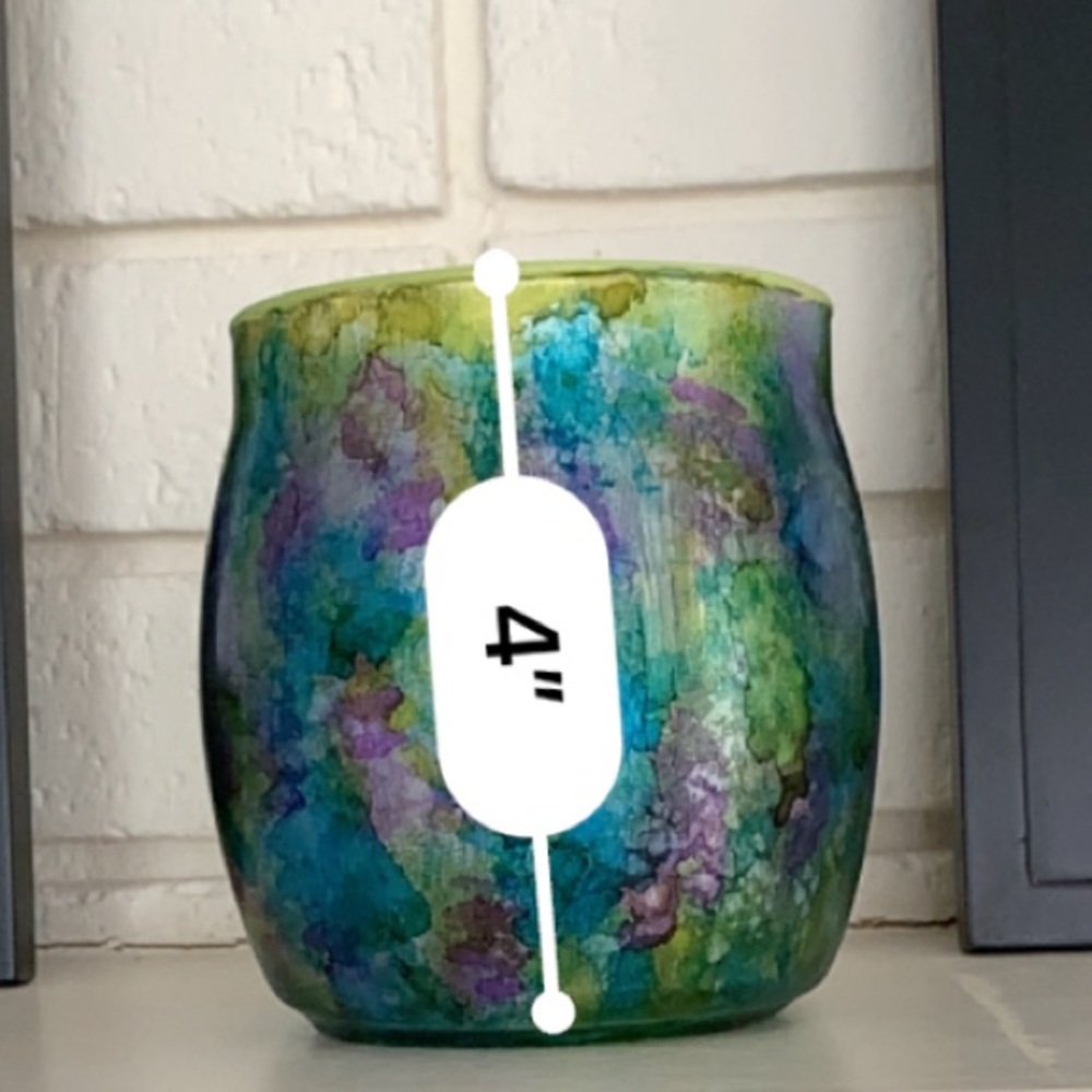 Hand Painted Multi-Use Jar/Vase - Picture 5 of 9